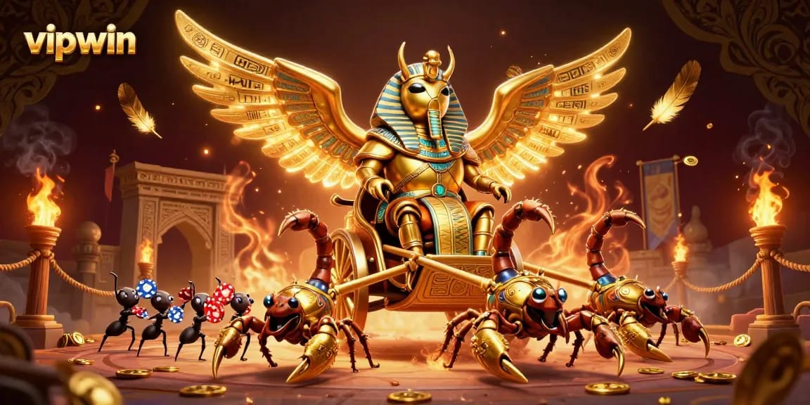 Join the excitement at vipwin, where massive winnings beckon in a dazzling casino illustration.