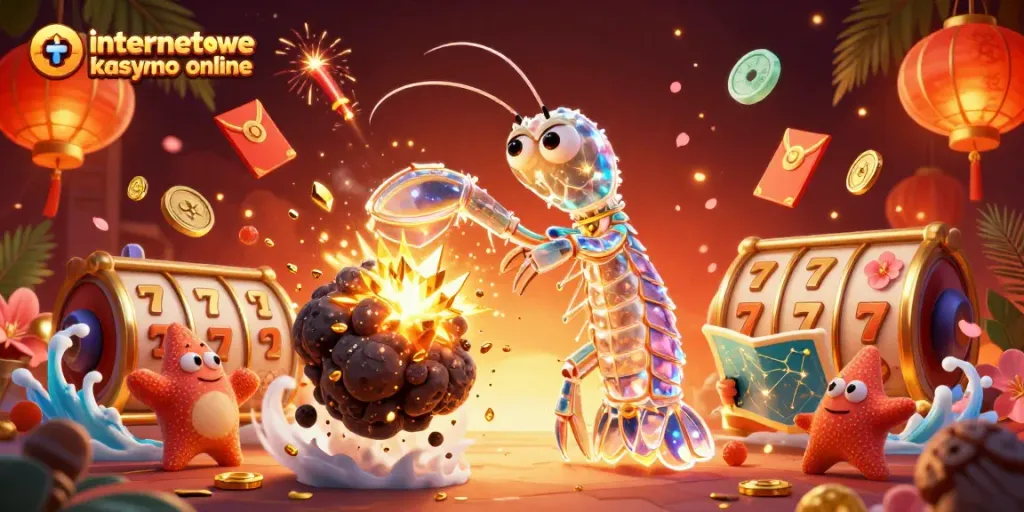 Experience thrilling games at internetowe kasyno online with vibrant illustrations of exciting gameplay and rewards.
