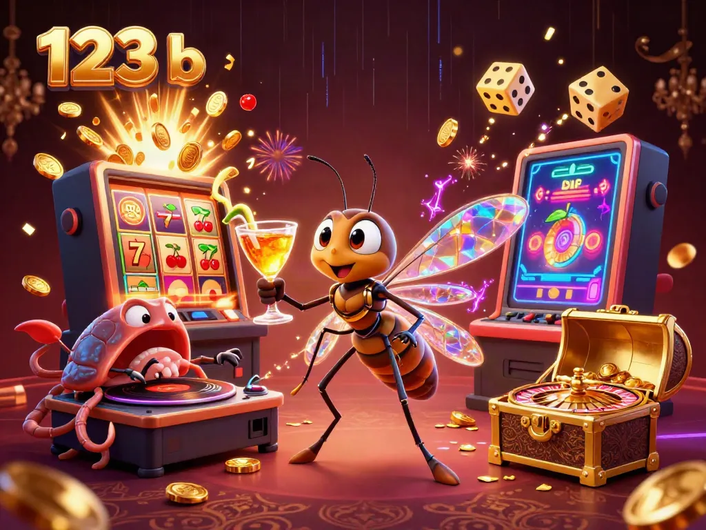 Experience thrilling gameplay at 123 b with immersive casino elements and vibrant characters.