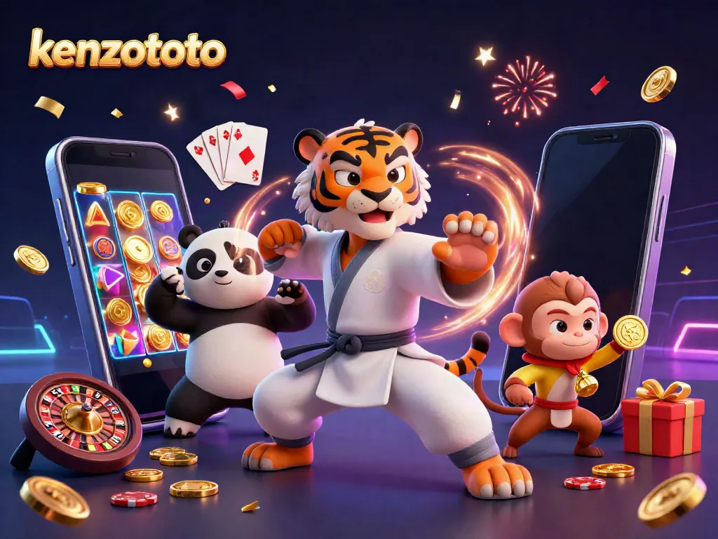 Experience the excitement of kenzototo with a vibrant array of slot games and charismatic characters.
