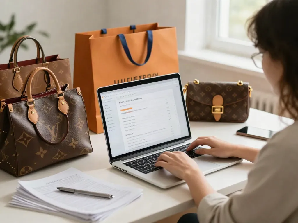 Buy replica bags while shoppign online in a cozy environment