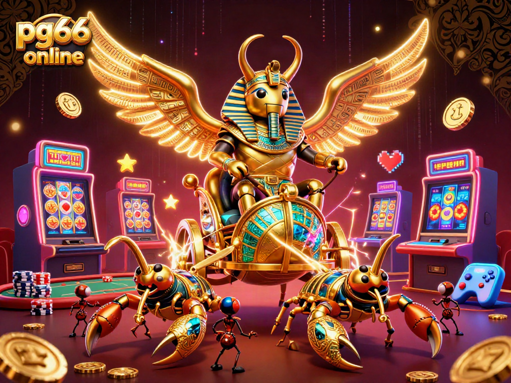 Enjoy thrilling games like slots at pg66 online, with vibrant 3D characters and dynamic casino elements.