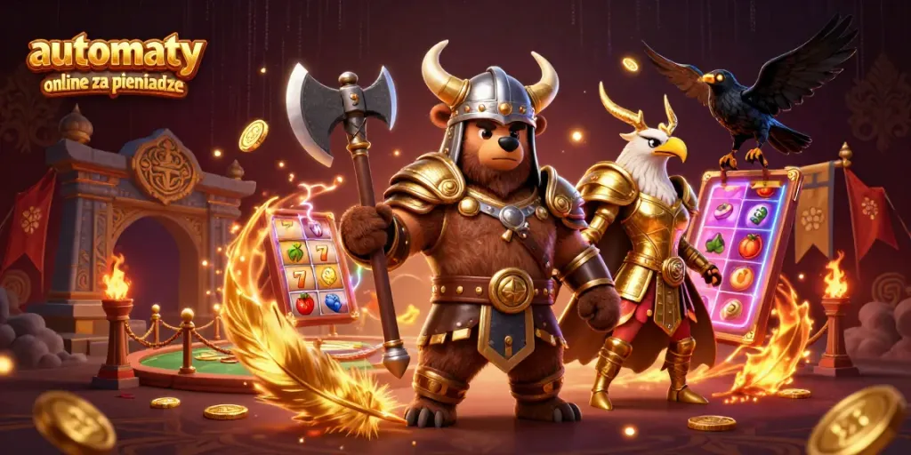 Win big with automaty online za pieniadze featuring dynamic characters and vibrant casino elements.