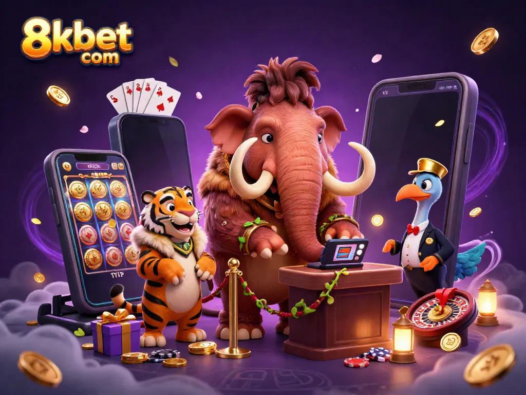 Experience the thrill of 8xbet com with engaging casino characters and vibrant game elements.
